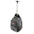 Edea Jacquard Wheeled Backpack Bag