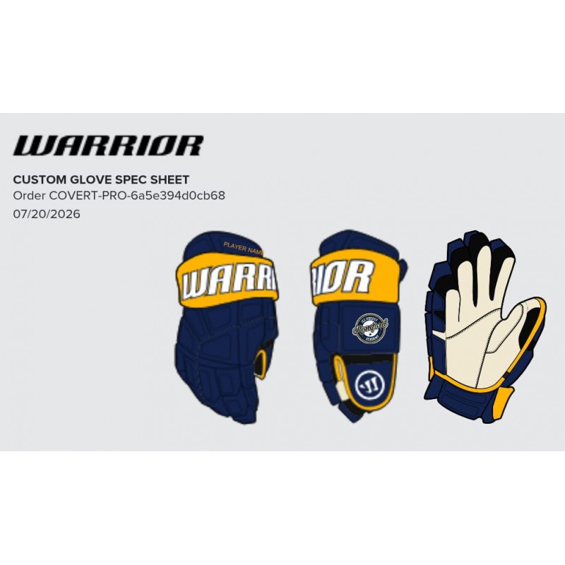 Warrior Covert Pro Custom Gloves